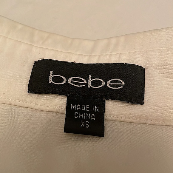 BEBE Peplum Blouse - Picture 2 of 4